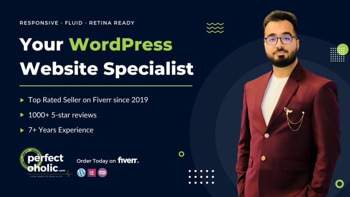 I will build a mobile responsive wordpress website design for your business