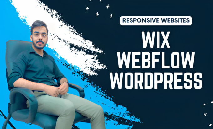 I will design or redesign webflow wix wordpress websites