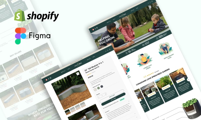 I will design and develop a custom shopify website for your brand