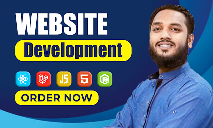 I will build, rebuild website development as a full stack developer, frontend developer