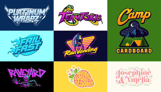 I will custom a lettering typography for brand name logo or t shirt design