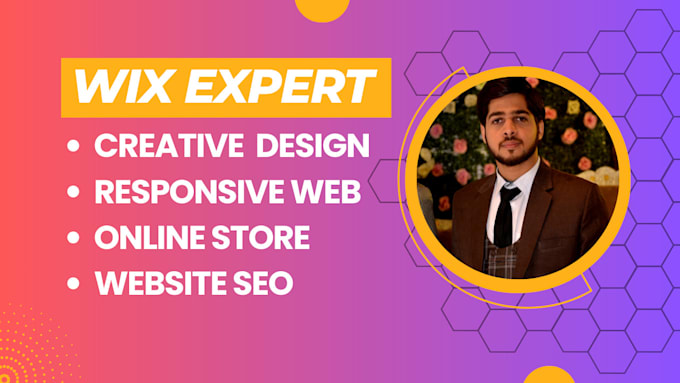 I will design or redesign responsive and creative wix website