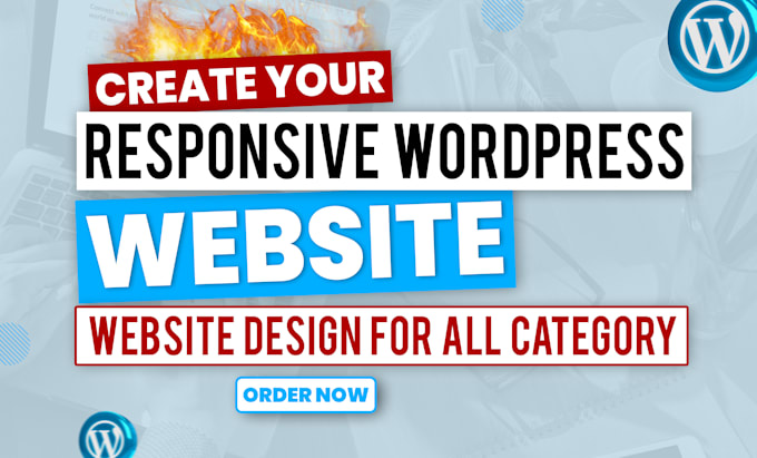 I will create responsive wordpress website design, development, landing page, redesign