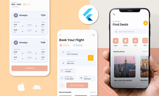 Our agency will do mobile app development, ios app, android app, flutter app development