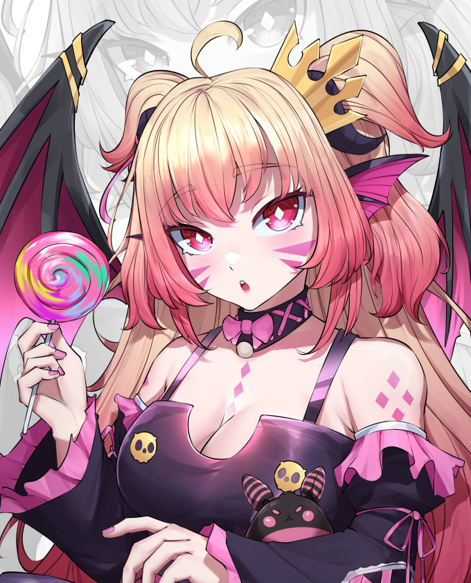 I will draw anime illustration, original character or fanart