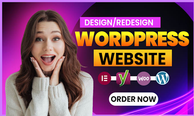I will design or redesign wordpress website or landing page