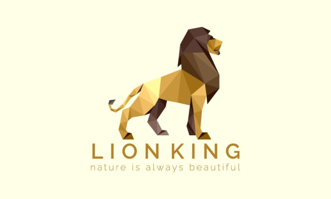 I will do incredible origami, polygonal, geometric, low poly logo