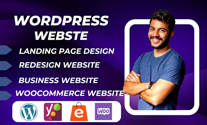 I will create woocommerce website, wordpress landing page, web page design