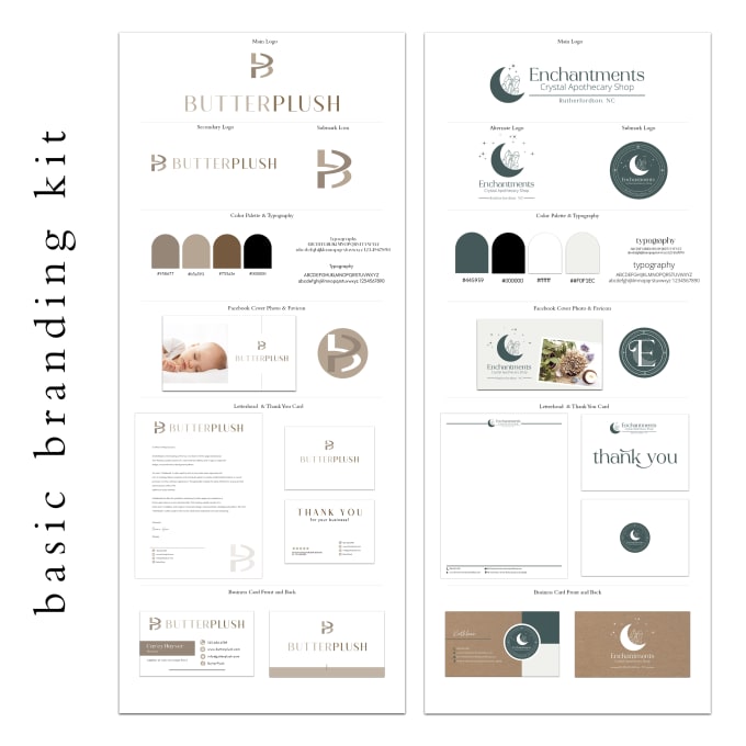 I will create a professional business logo and branding kit