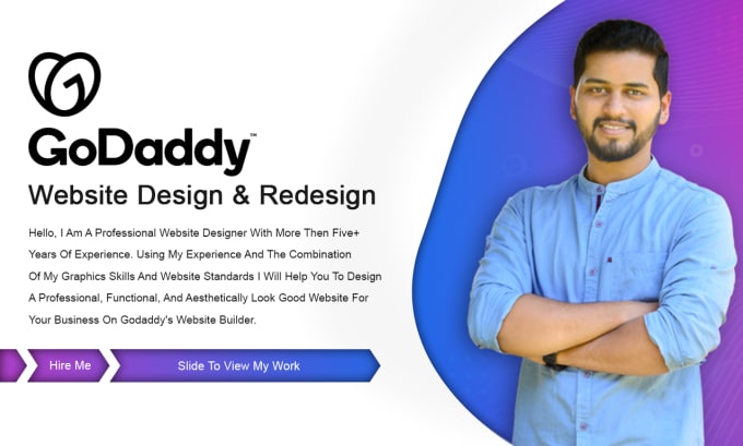 I will design or redesign your godaddy website