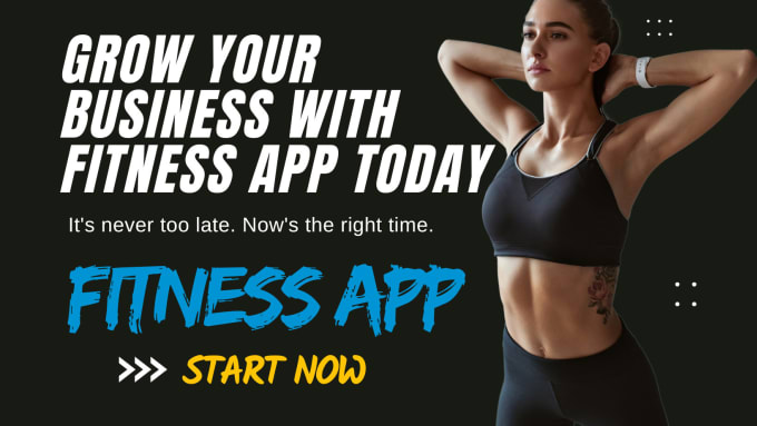 I will create a fitness app, workout app, health app, gym app