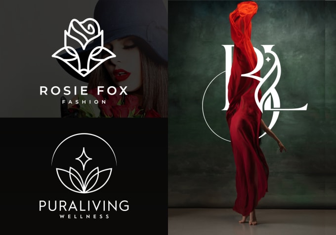I will do fashion spa yoga wellness beauty and health logo