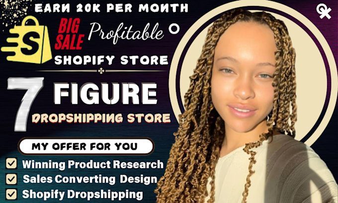 I will create automated 7 figure shopify dropshipping store, redesign shopify website