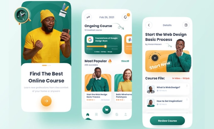 I will develop educational app, elearning, online course app and website