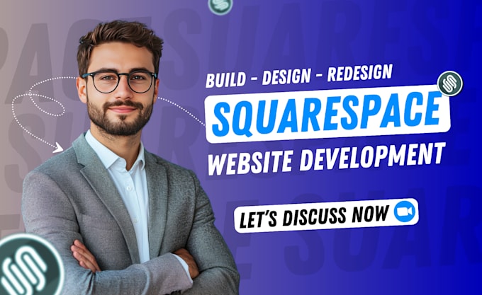I will design, redesign squarespace website or build website development  squarespace