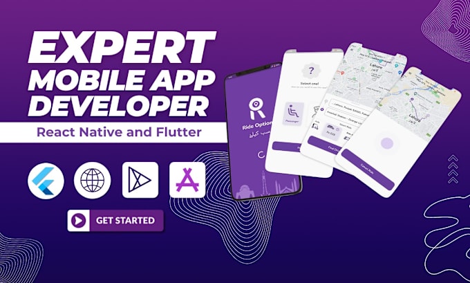 I will do mobile app development flutter app development android and ios