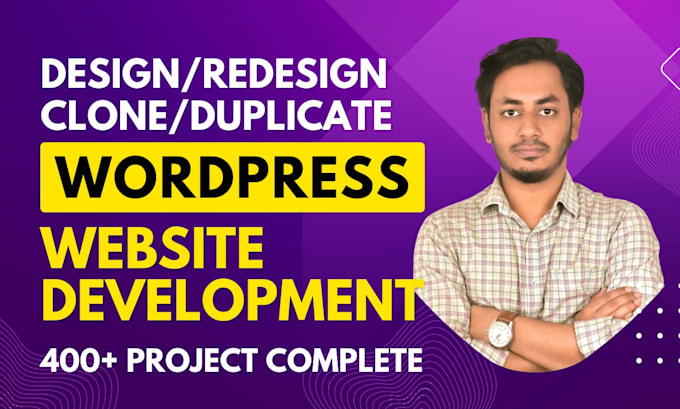 I will build wordpress website development, clone or duplicate wordpress website design