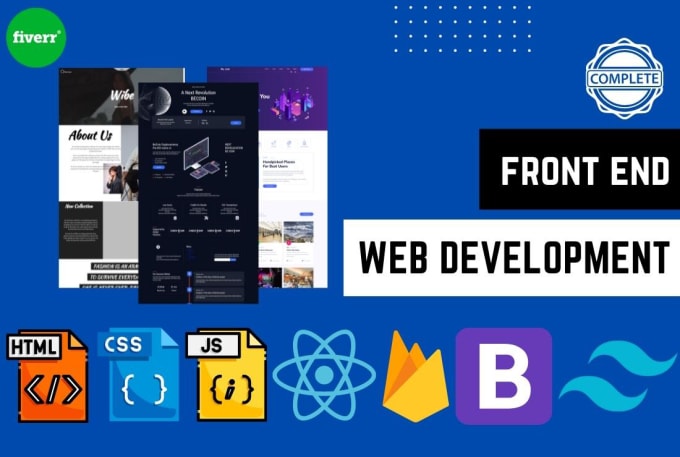 I will be your frontend web developer using react, HTML, CSS, bootstrap, javascript