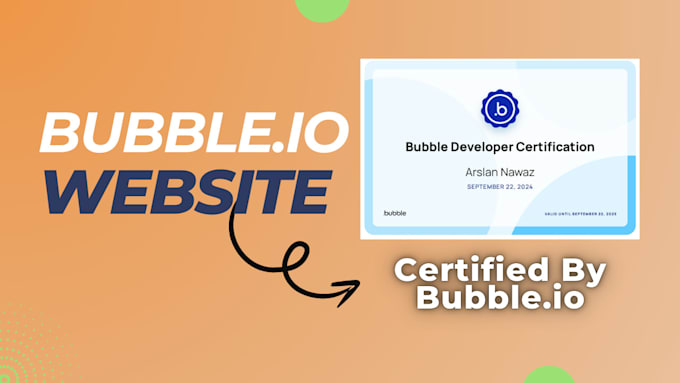 I will create complex bubble io web app
