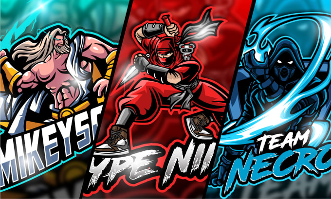 I will design esports logo for twitch youtube and streamers