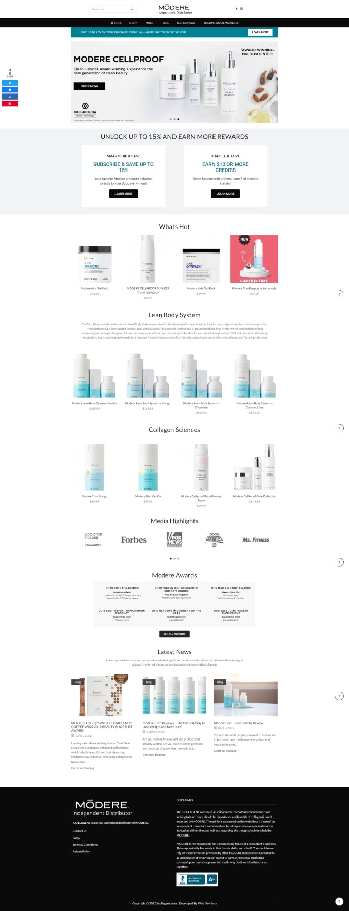 I will design ecommerce wordpress website using woocommerce online store