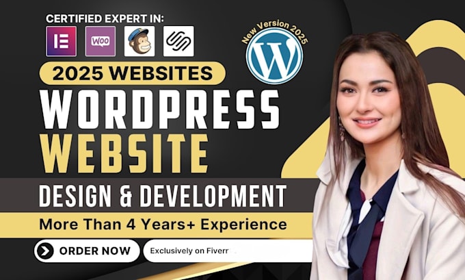 I will design clean and responsive wordpress website