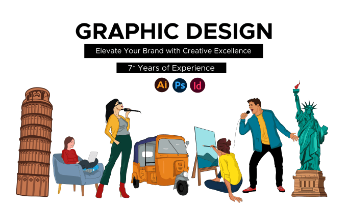 I will be your professional graphic designer