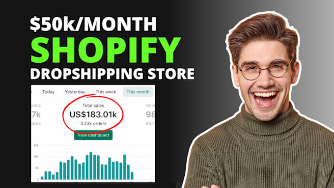 I will build automated ecommerce shopify dropshipping store or shopify website design