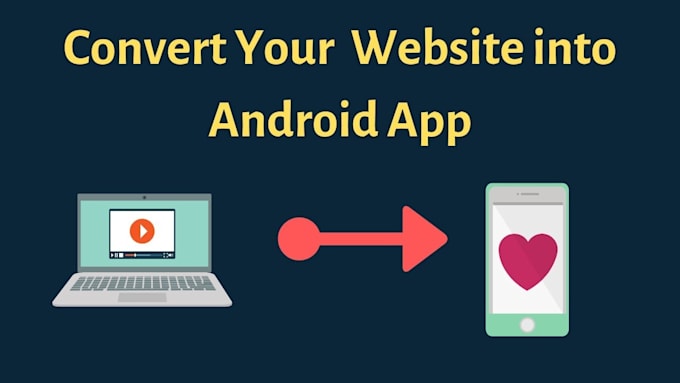 I will convert website to android webview app
