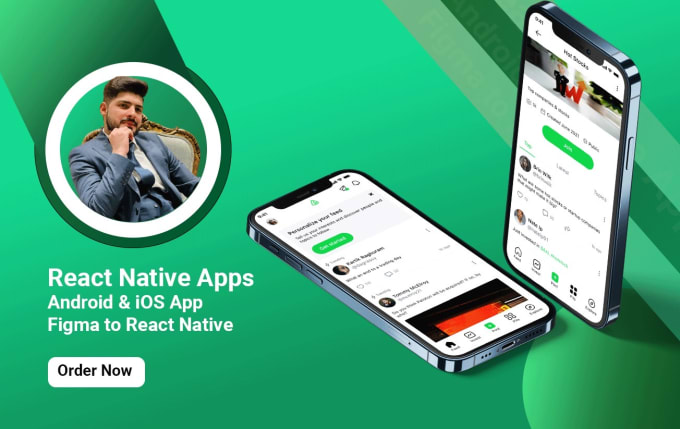 I will develop mobile apps in react native